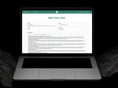 Page for editing a lesson on the eStudy website | Part 1