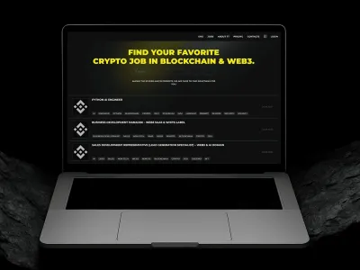 Job vacancies page on the TraderTalents website