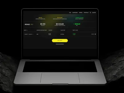 Portfolio and transaction data on the TraderTalents website