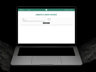 Page for creating a new course on the eStudy website