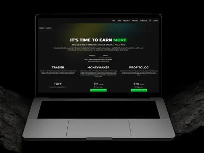 Pricing page on the TraderTalents website