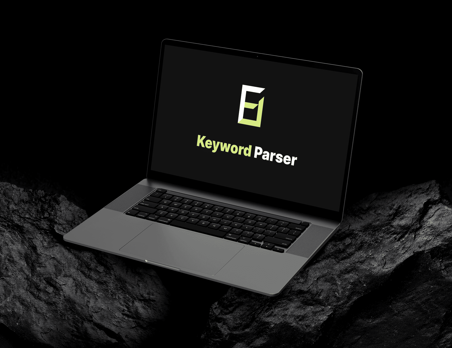 Keyword parser dashboard with Google Ads data, filters, and export tools