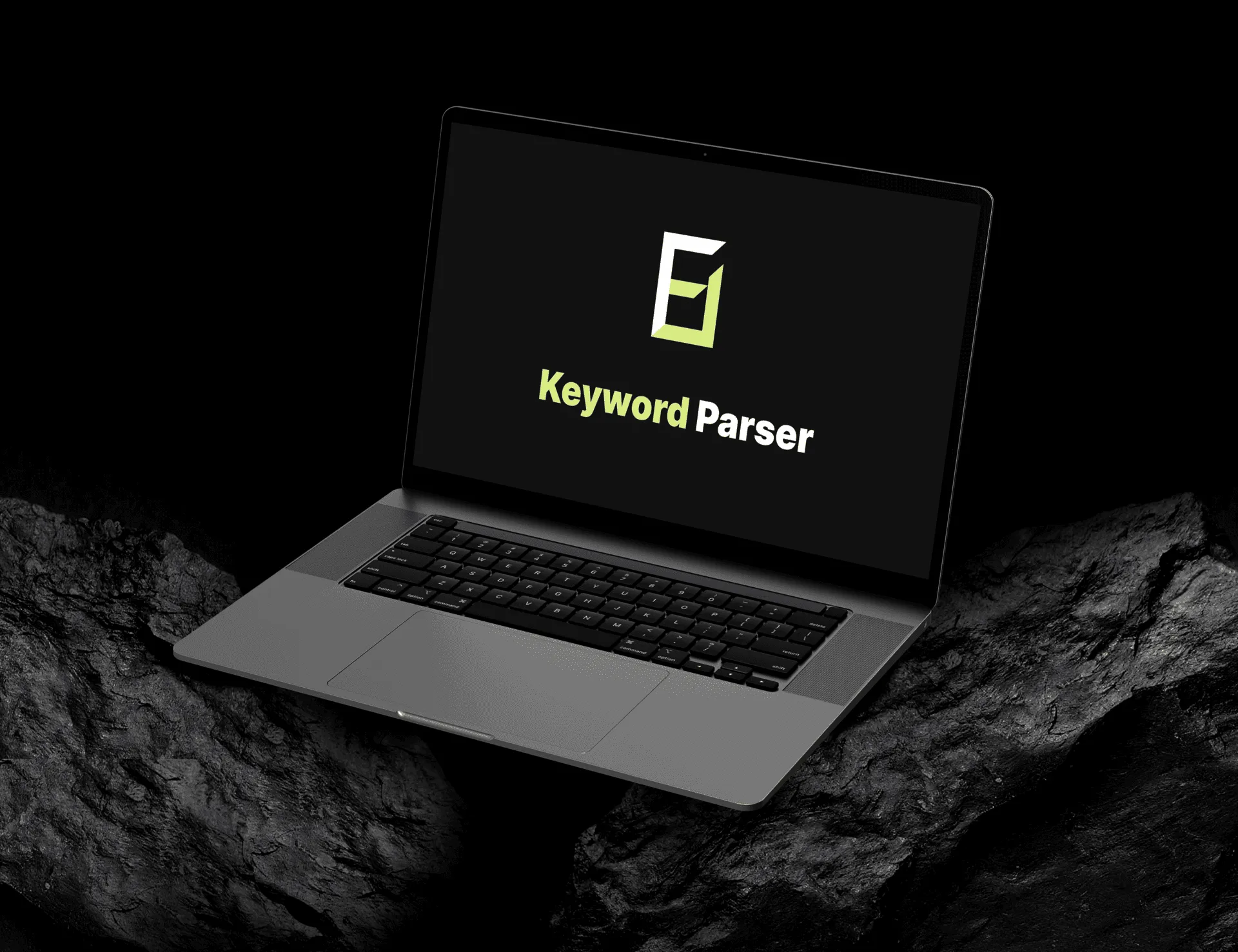 Keyword parser dashboard with Google Ads data, filters, and export tools